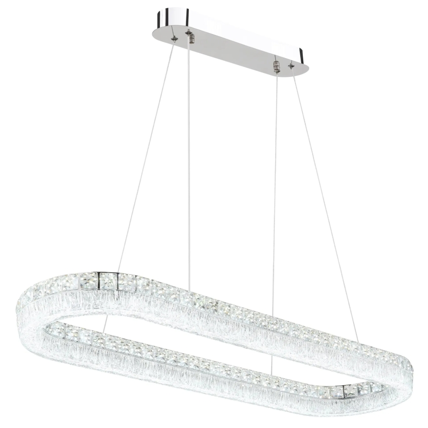 Globo - LED-hämardatav kaabliga rippvalgusti LED/40W/230V 2700-6000K läbipaistev + kaugjuhtimispultiga