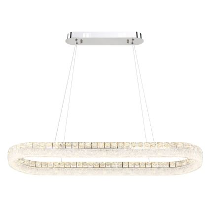 Globo - LED-hämardatav kaabliga rippvalgusti LED/40W/230V 2700-6000K läbipaistev + kaugjuhtimispultiga