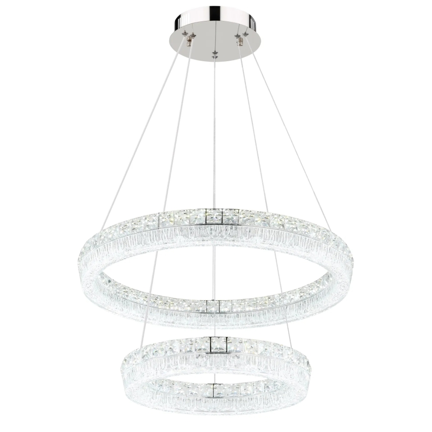 Globo - LED hämardatav lühter kaabliga LED/60W/230V 2700-6000K läbipaistev + kaugjuhtimispult