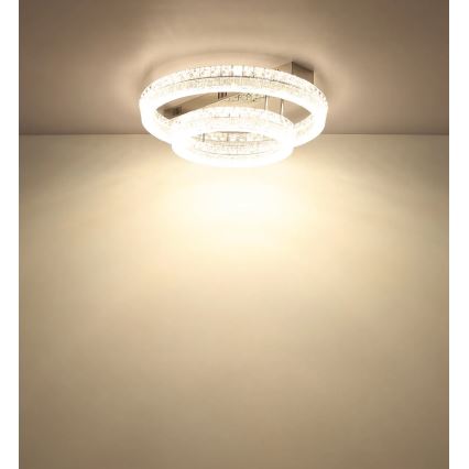 Globo - Hämardatav LED-laelamp LED/60W/230V 2700-6000K läbipaistev + kaugjuhtimispult