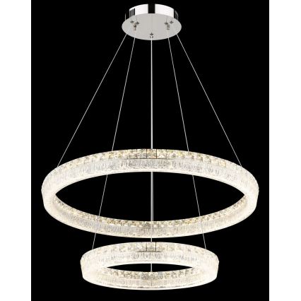 Globo - reguleeritav LED-ripats kaablil LED/72W/230V 2700-6000K läbipaistev + kaugjuhtimispult