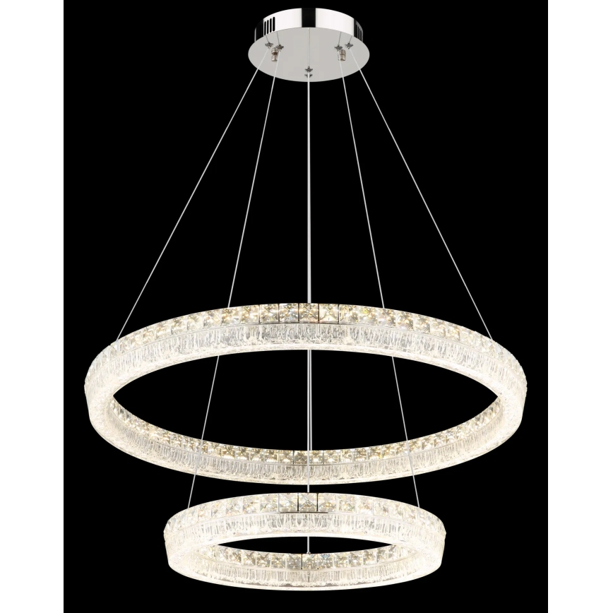 Globo - reguleeritav LED-ripats kaablil LED/72W/230V 2700-6000K läbipaistev + kaugjuhtimispult