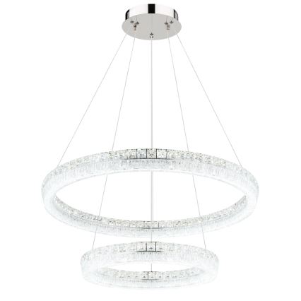 Globo - reguleeritav LED-ripats kaablil LED/72W/230V 2700-6000K läbipaistev + kaugjuhtimispult