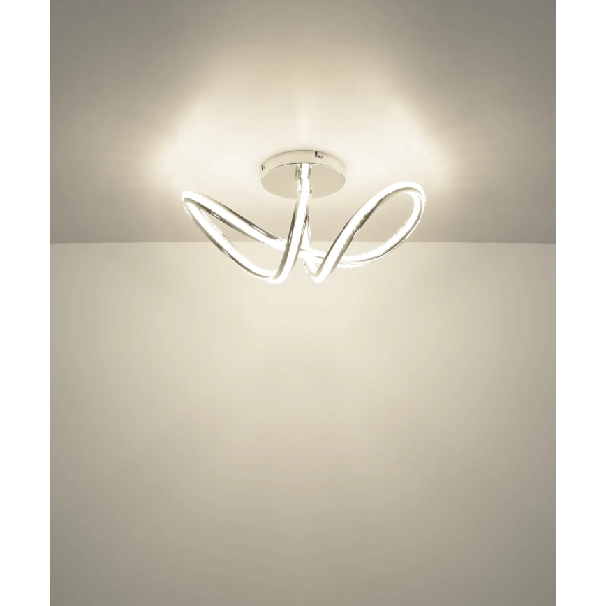 Globo - LED hämardatav laelamp LED/40W/230V 2700-6000K läikiv kroom + kaugjuhtimispult