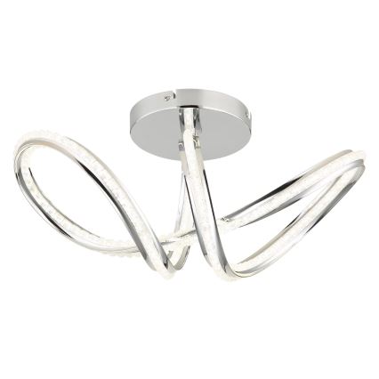 Globo - LED hämardatav laelamp LED/40W/230V 2700-6000K läikiv kroom + kaugjuhtimispult
