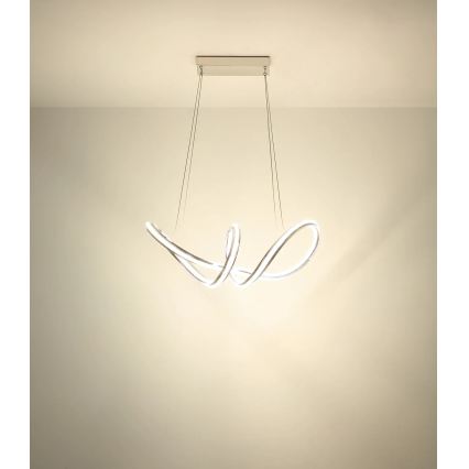 Globo - Hämardatav LED-lühter riputuskaabliga LED/45W/230V 2700-6000K läikiv kroom + kaugjuhtimispult