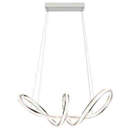 Globo - Hämardatav LED-lühter riputuskaabliga LED/45W/230V 2700-6000K läikiv kroom + kaugjuhtimispult