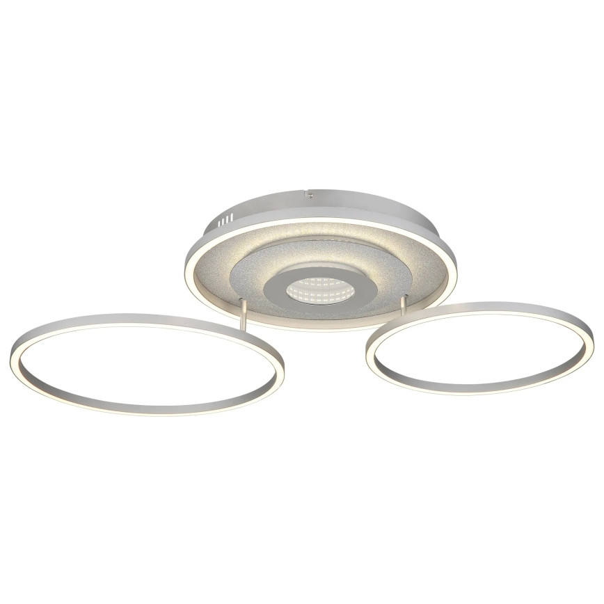 Globo - LED-hämardatav laelamp LED/40W/230V 2700-6500K 57x99,2 cm hõbedane + kaugjuhtimispult