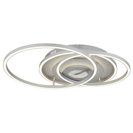 Globo - LED-hämardatav laelamp LED/40W/230V 2700-6500K 57x99,2 cm hõbedane + kaugjuhtimispult