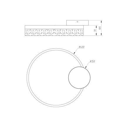 Globo - LED Laevalgusti LED/24W/230V