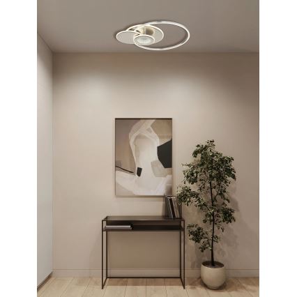 Globo - LED hämardatav laelamp LED/24W/230V 2700-6500K hõbedane + kaugjuhtimispult