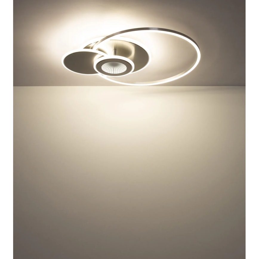 Globo - LED hämardatav laelamp LED/24W/230V 2700-6500K hõbedane + kaugjuhtimispult