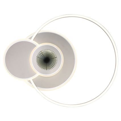 Globo - LED hämardatav laelamp LED/24W/230V 2700-6500K hõbedane + kaugjuhtimispult