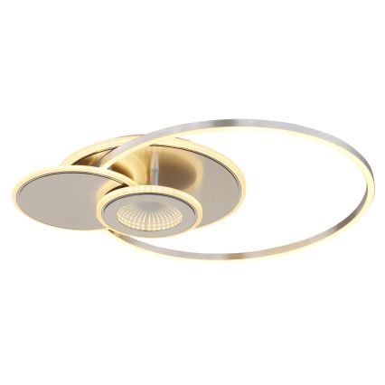 Globo - LED hämardatav laelamp LED/24W/230V 2700-6500K hõbedane + kaugjuhtimispult