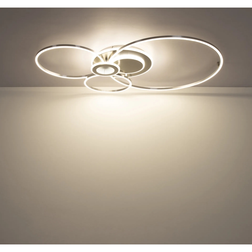 Globo - hämardatav LED-laelamp LED/36W/230V 2700-6000K hõbedane + kaugjuhtimispult