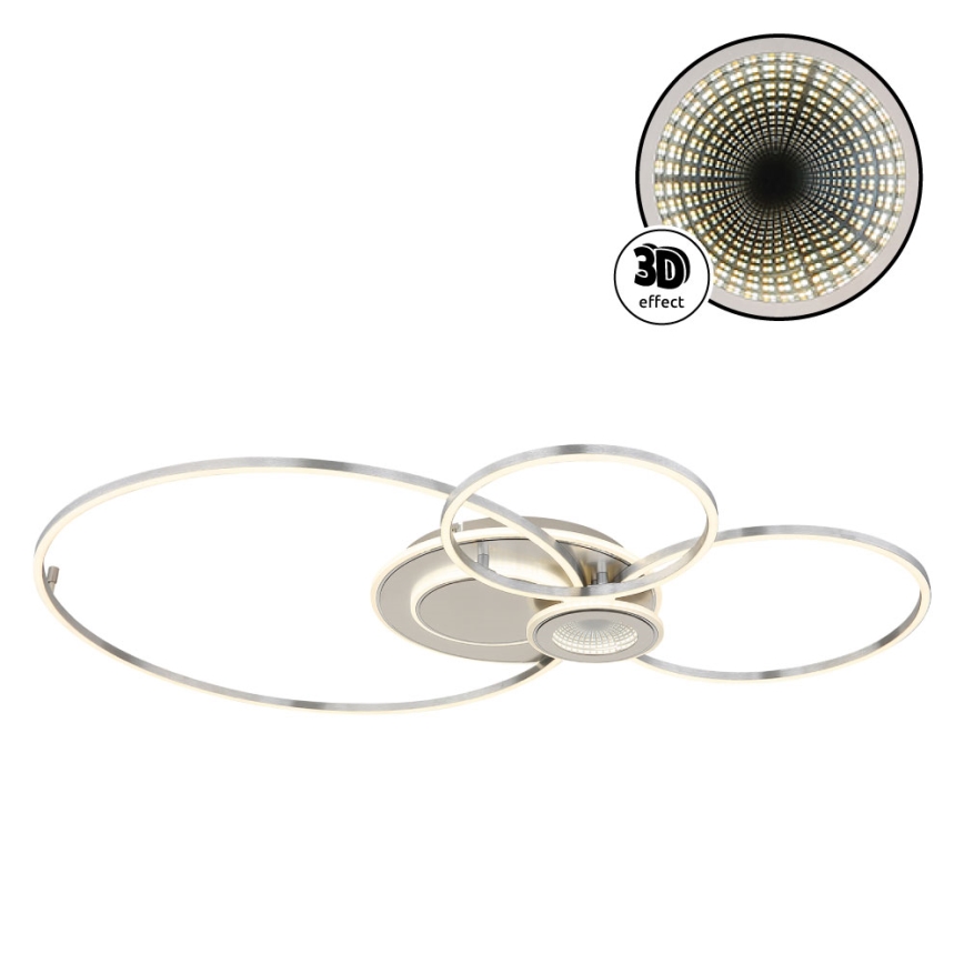Globo - hämardatav LED-laelamp LED/36W/230V 2700-6000K hõbedane + kaugjuhtimispult