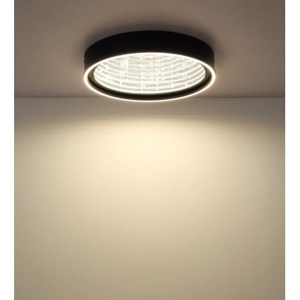 Globo - LED-hämardatav laevalgusti LED/40W/230V 2700-6500K läbimõõt 51,5 cm must + kaugjuhtimispult