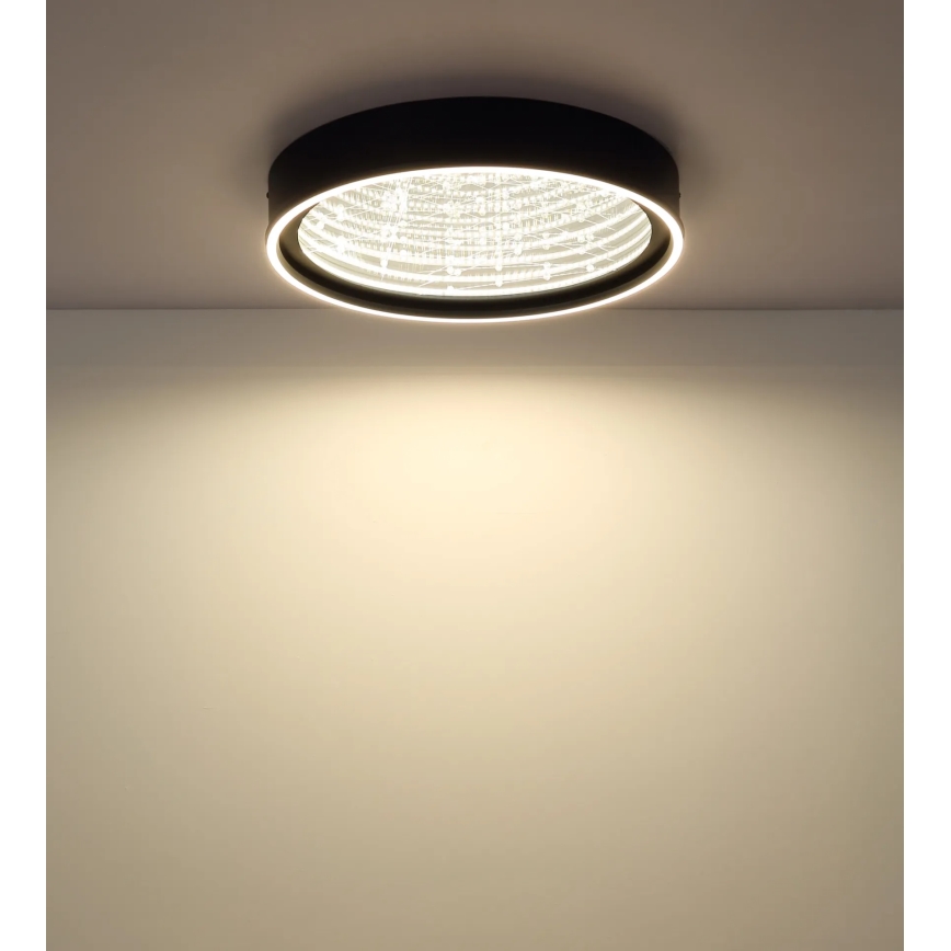 Globo - LED-hämardatav laevalgusti LED/40W/230V 2700-6500K läbimõõt 51,5 cm must + kaugjuhtimispult