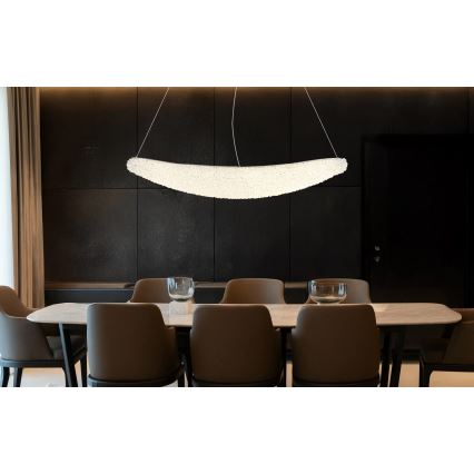 Globo - hämardatav LED-lühter riputuskaabliga LED/40W/230V 2700-6000K läikiv kroom + kaugjuhtimispult