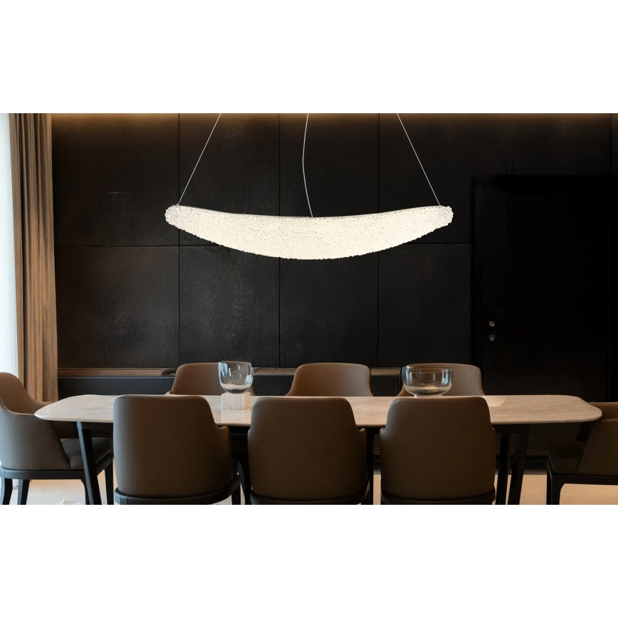 Globo - hämardatav LED-lühter riputuskaabliga LED/40W/230V 2700-6000K läikiv kroom + kaugjuhtimispult