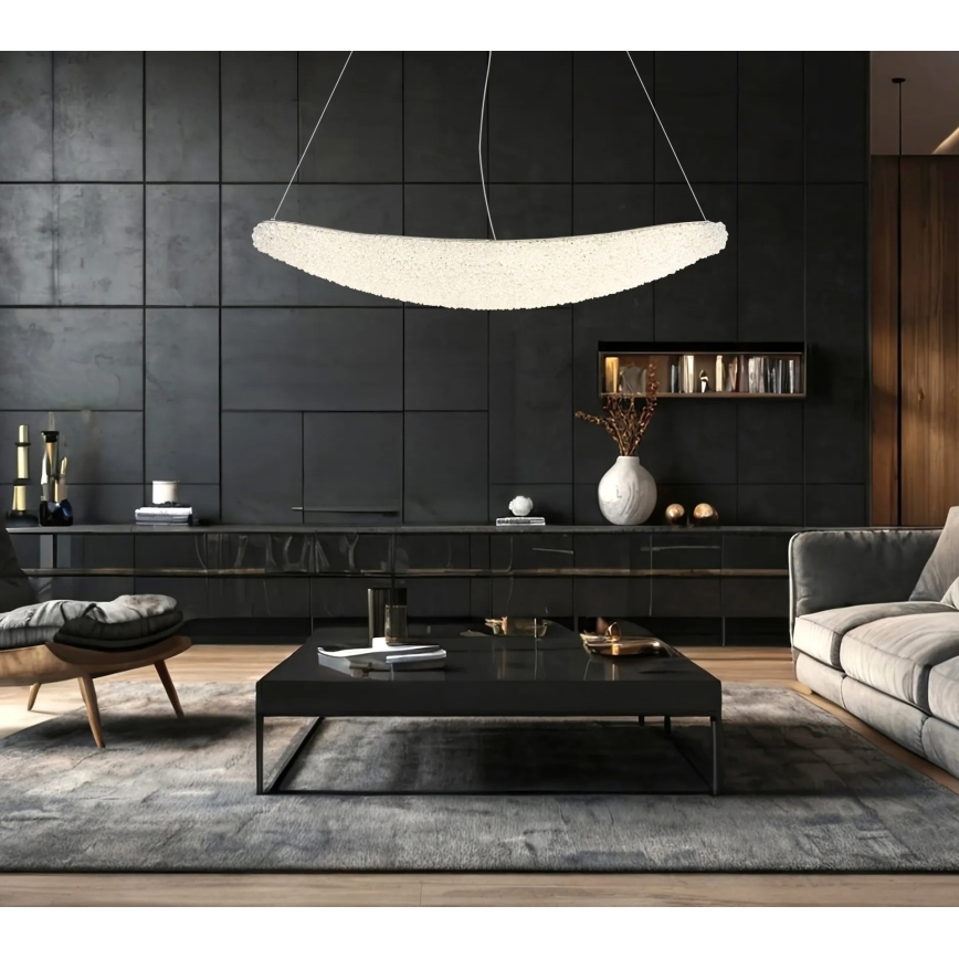 Globo - hämardatav LED-lühter riputuskaabliga LED/40W/230V 2700-6000K läikiv kroom + kaugjuhtimispult