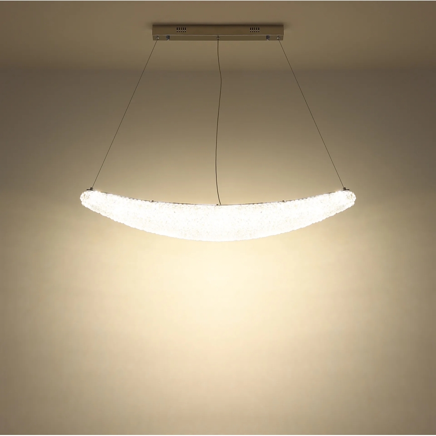 Globo - hämardatav LED-lühter riputuskaabliga LED/40W/230V 2700-6000K läikiv kroom + kaugjuhtimispult