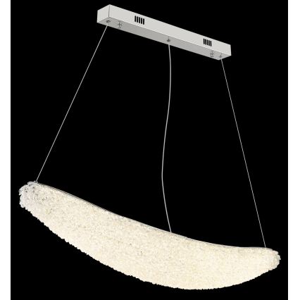 Globo - hämardatav LED-lühter riputuskaabliga LED/40W/230V 2700-6000K läikiv kroom + kaugjuhtimispult