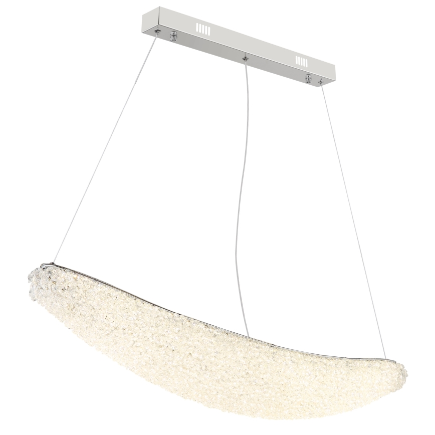Globo - hämardatav LED-lühter riputuskaabliga LED/40W/230V 2700-6000K läikiv kroom + kaugjuhtimispult