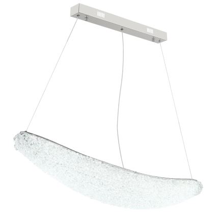 Globo - hämardatav LED-lühter riputuskaabliga LED/40W/230V 2700-6000K läikiv kroom + kaugjuhtimispult