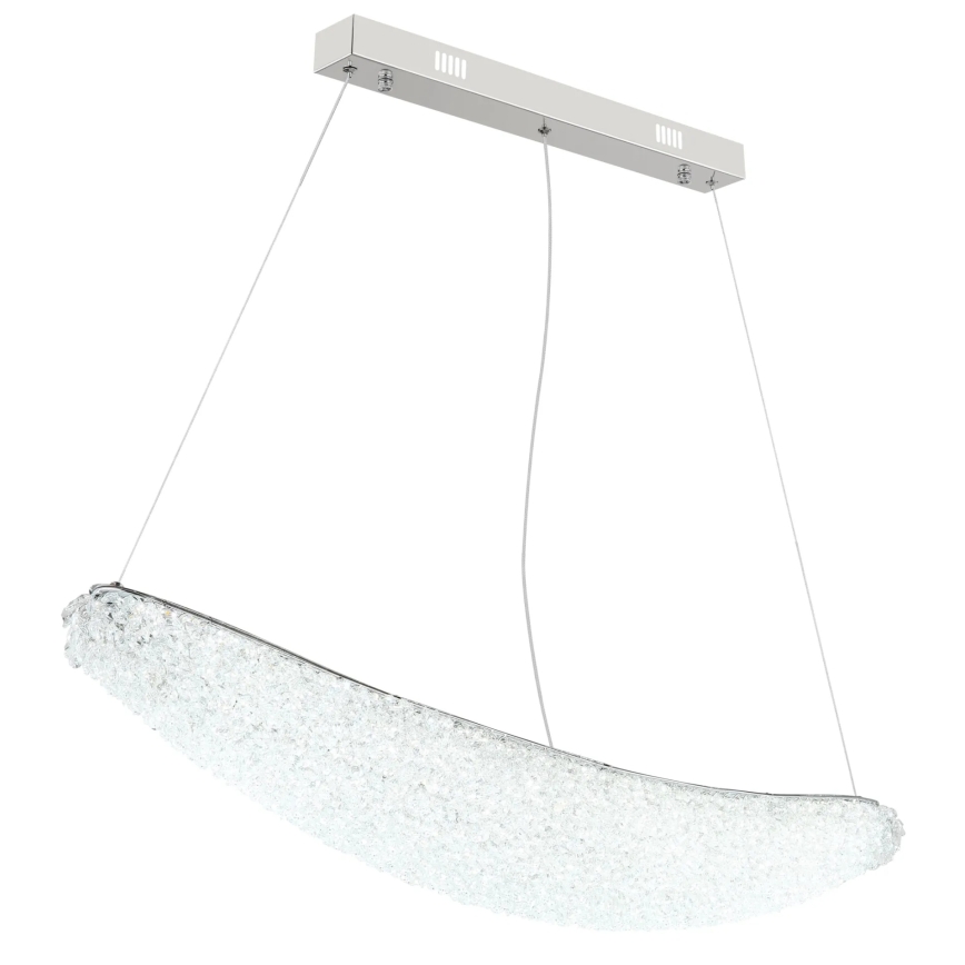 Globo - hämardatav LED-lühter riputuskaabliga LED/40W/230V 2700-6000K läikiv kroom + kaugjuhtimispult
