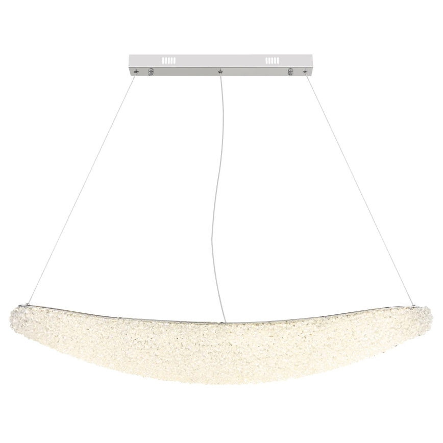 Globo - hämardatav LED-lühter riputuskaabliga LED/40W/230V 2700-6000K läikiv kroom + kaugjuhtimispult