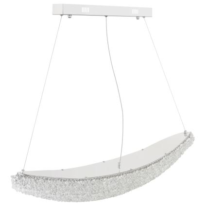 Globo - hämardatav LED-lühter riputuskaabliga LED/40W/230V 2700-6000K läikiv kroom + kaugjuhtimispult