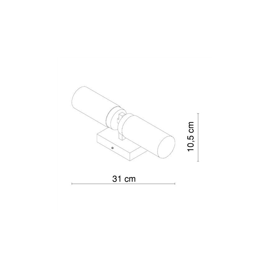 Globo - Seinavalgusti vannituppa 2xE14/40W/230V