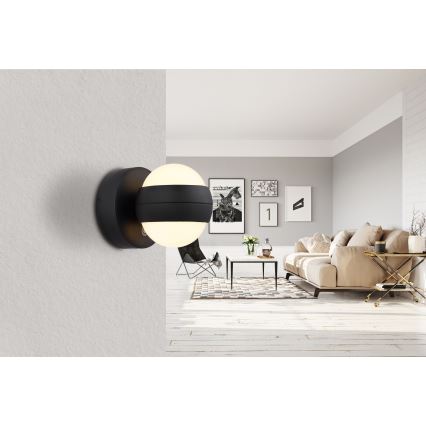 Globo - LED Hämardatav laetav puutetundlik seinavalgusti LED/1,4W/5V 1800 mAh must