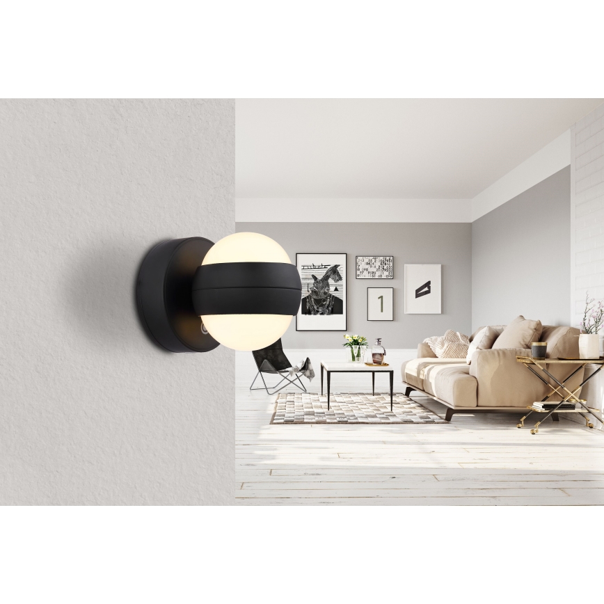 Globo - LED Hämardatav laetav puutetundlik seinavalgusti LED/1,4W/5V 1800 mAh must