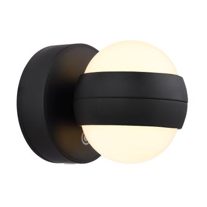 Globo - LED Hämardatav laetav puutetundlik seinavalgusti LED/1,4W/5V 1800 mAh must