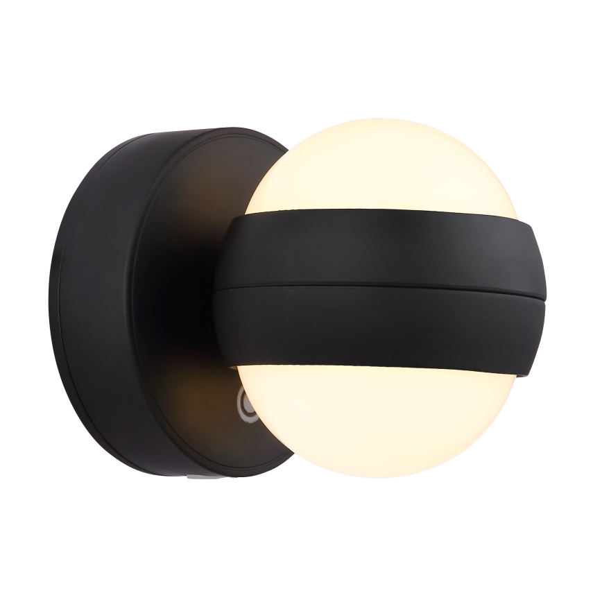 Globo - LED Hämardatav laetav puutetundlik seinavalgusti LED/1,4W/5V 1800 mAh must