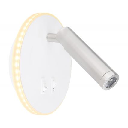 Globo - LED Kohtvalgusti seinale LED/6W + LED/1W/230V