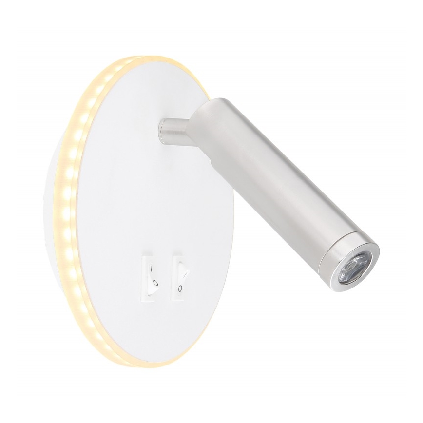 Globo - LED Kohtvalgusti seinale LED/6W + LED/1W/230V
