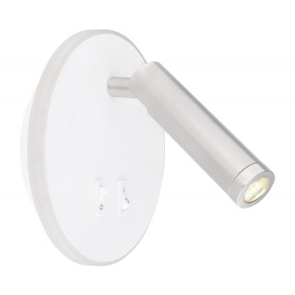 Globo - LED Kohtvalgusti seinale LED/6W + LED/1W/230V