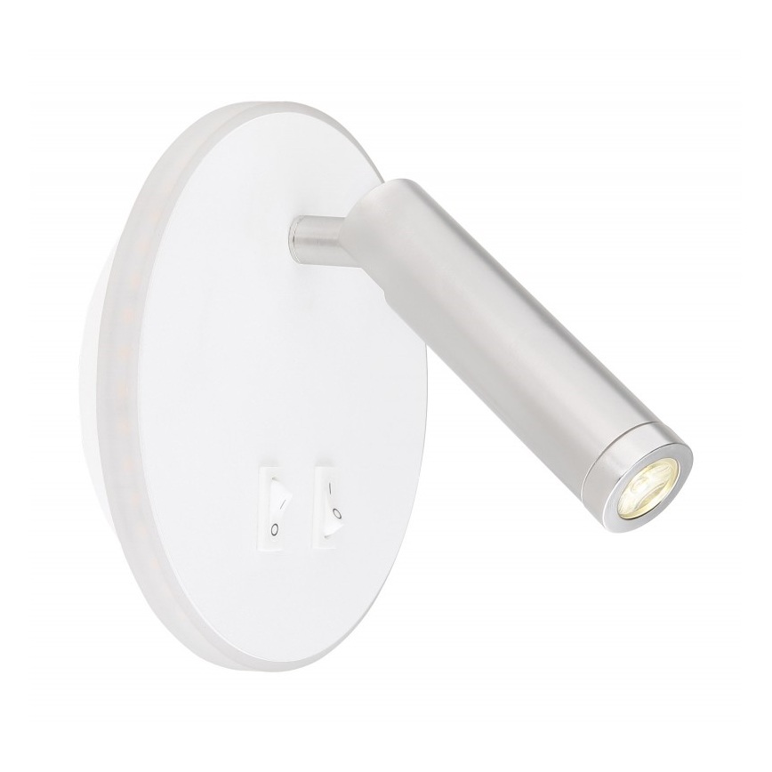 Globo - LED Kohtvalgusti seinale LED/6W + LED/1W/230V