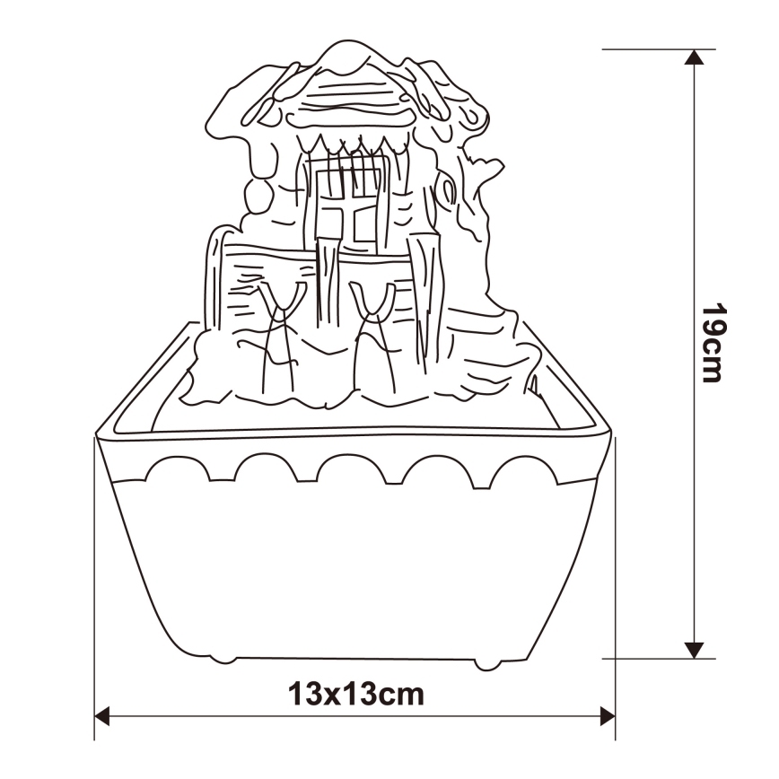Globo - LED RGB Dekoratiivne purskkaev LED/0,13W/230V
