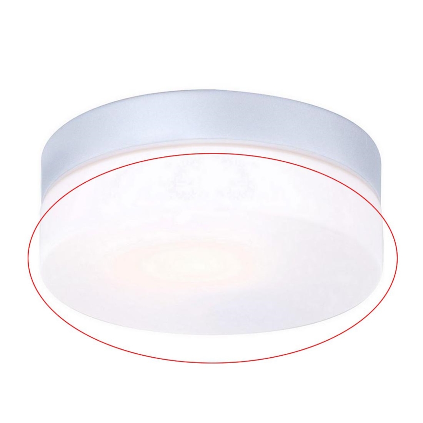 Globo - Asendusklaas laelambile VRANOS E27, hõbedane, Ø 18,4 cm