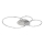 Globo - hämardatav LED-laelamp LED/36W/230V 2700-6000K hõbedane + kaugjuhtimispult
