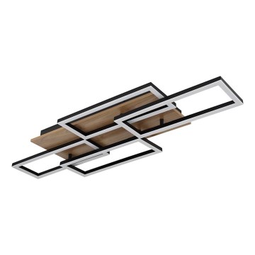 Globo - hämardatav LED-laelamp LED/40W/230V 2700-6500K 32,5x87,5 cm pruun/must + kaugjuhtimispult