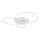 Globo - hämardatav LED laevalgusti LED/70W/230V 2700-6500K 105x26,5 cm hõbedane + kaugjuhtimispult