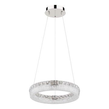 Globo - hämardatav LED-lühter riputuskaabliga LED/24W/230V 2700-6000K läbipaistev + kaugjuhtimispult