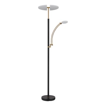 Globo - hämardatav LED-põrandalamp LED/40W/230V + LED/5,5W 2700/4000/6000K must