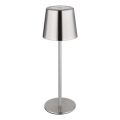 Globo - hämardatav puutetundlik laetav LED-laualamp LED/2W/3,7V 3000/4000/6000K 2200 mAh läikiv kroom
