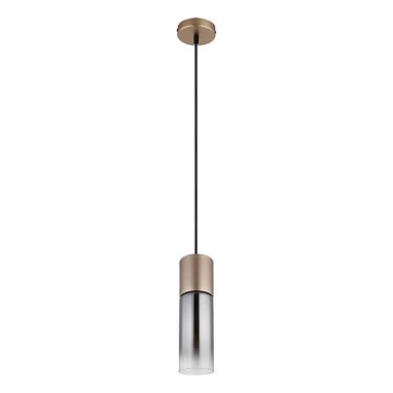 Globo - Kaabliga ripatslamp 1xE27/25W/230V, pronksviimistlusega, läbimõõt 10,5 cm